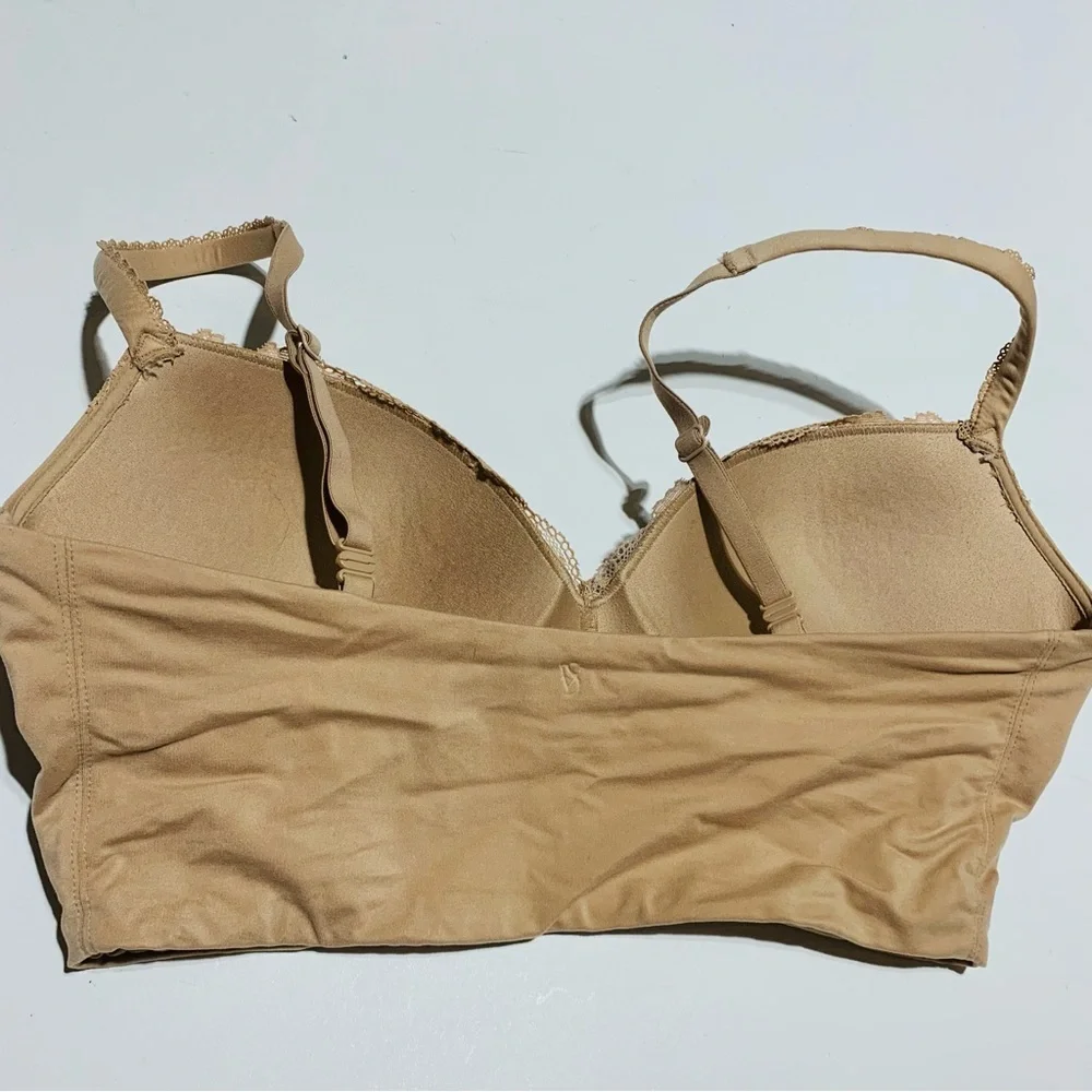 Victoria's Secret Tan Wireless Seamless Bra with Adjustable Straps - Picture 3 of 5